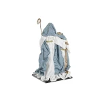 Belén de Navidad Home ESPRIT Azul Blanco 27 x 24 x 40 cm