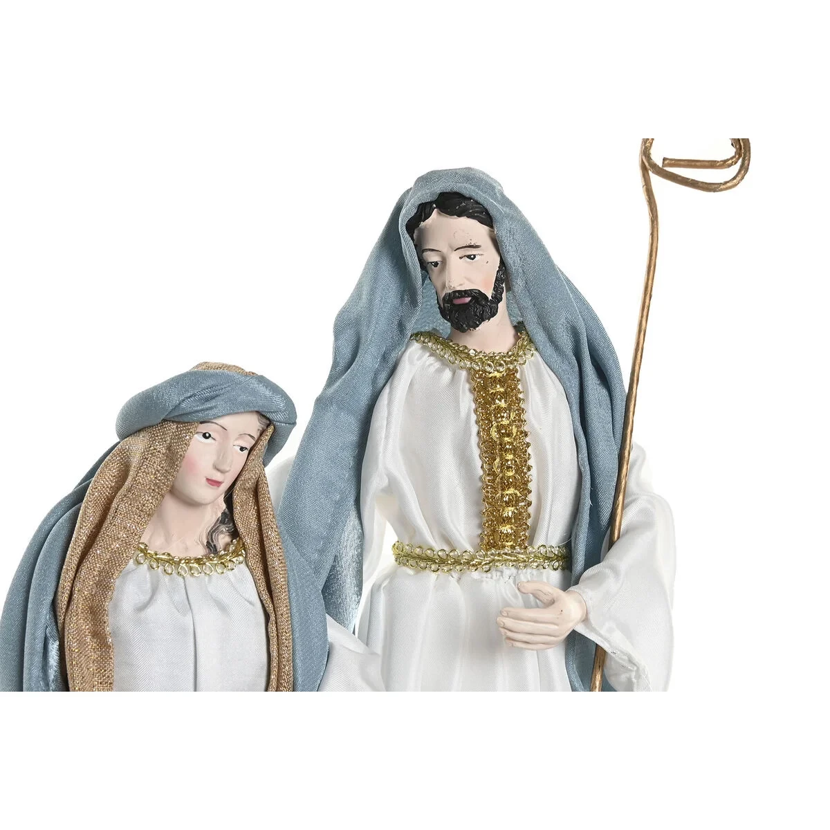 Belén de Navidad Home ESPRIT Azul Blanco 27 x 24 x 40 cm