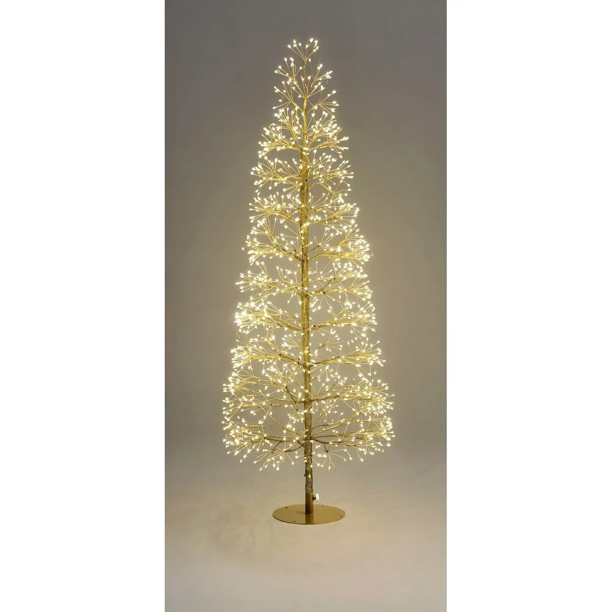 Árbol de Navidad Home ESPRIT Dorado 40 x 40 x 120 cm