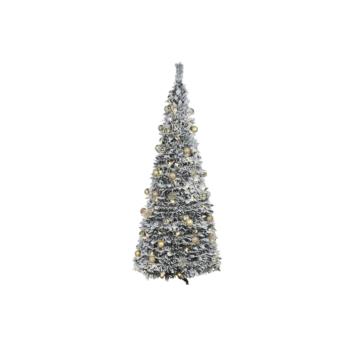 Árbol de Navidad Home ESPRIT Dorado PVC Nevado