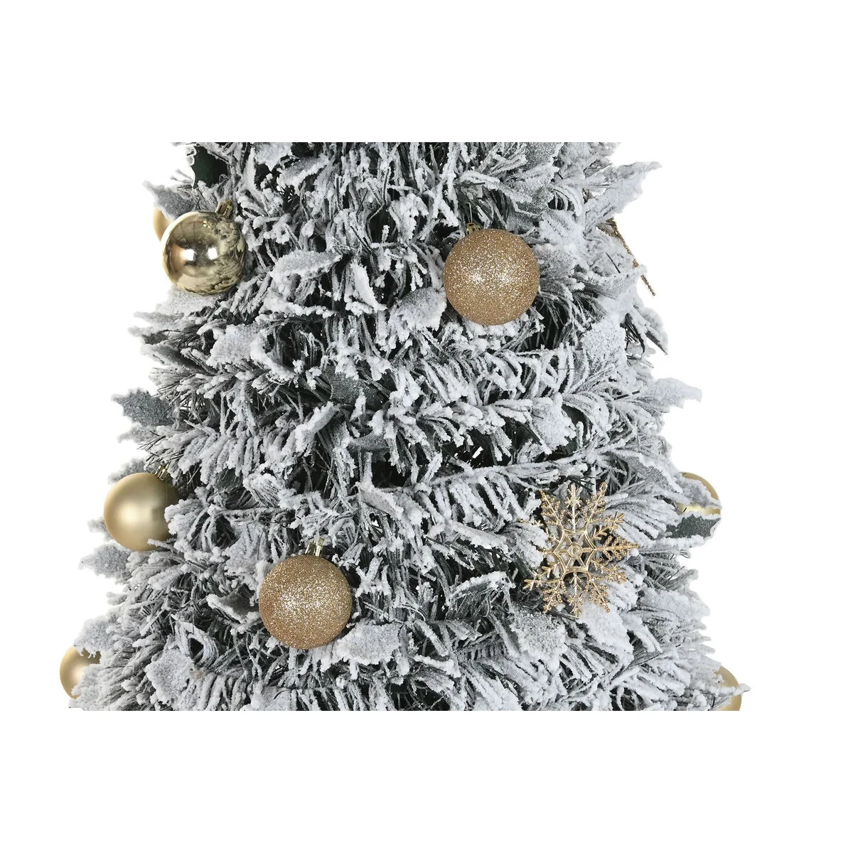 Árbol de Navidad Home ESPRIT Dorado PVC Nevado