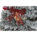 Árbol de Navidad Home ESPRIT Blanco Rojo PVC Nevado