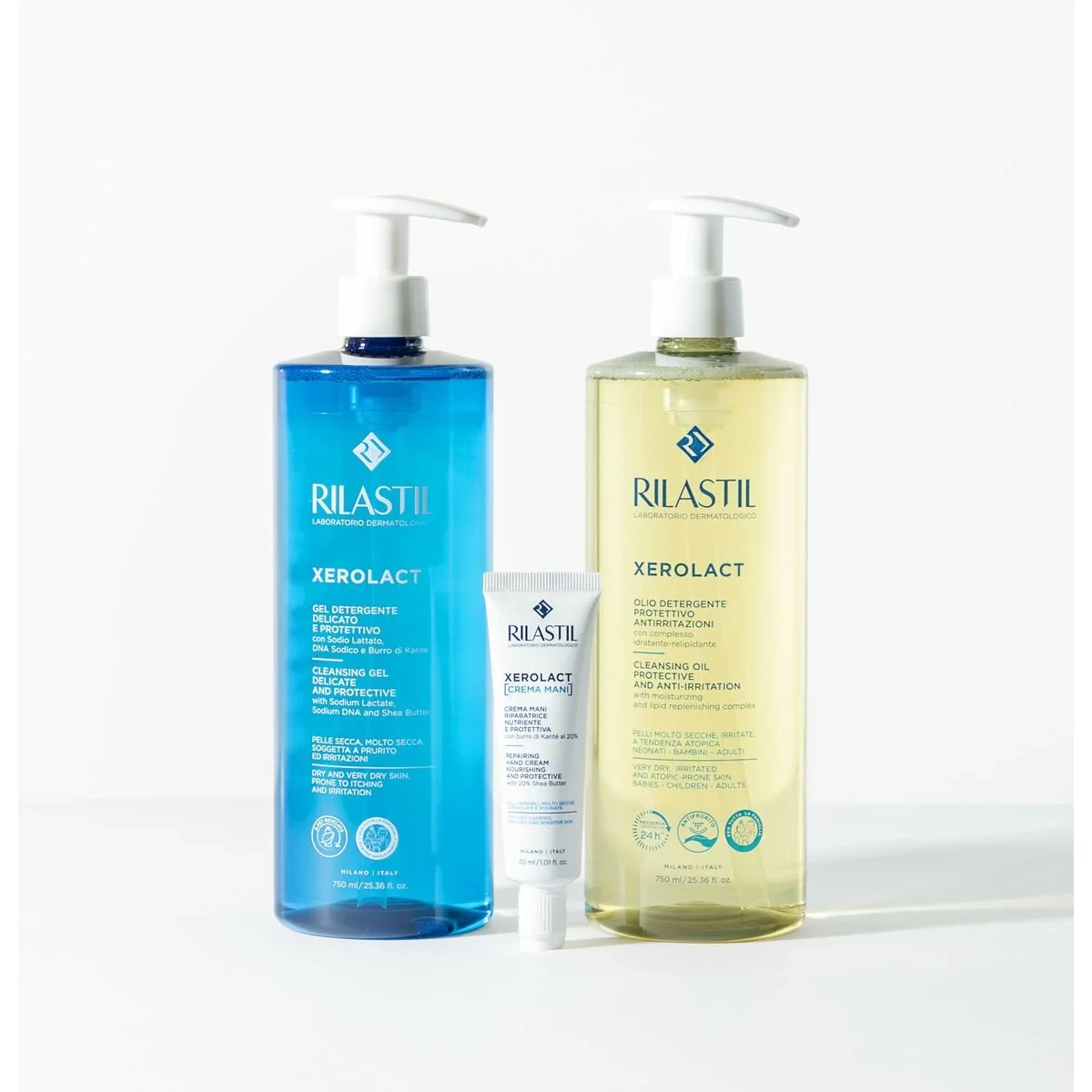 Gel Limpiador Facial Rilastil XEROLACT 750 ml