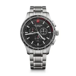 Reloj Hombre Victorinox V241816 Negro Plateado