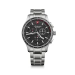 Reloj Hombre Victorinox V241816 Negro Plateado