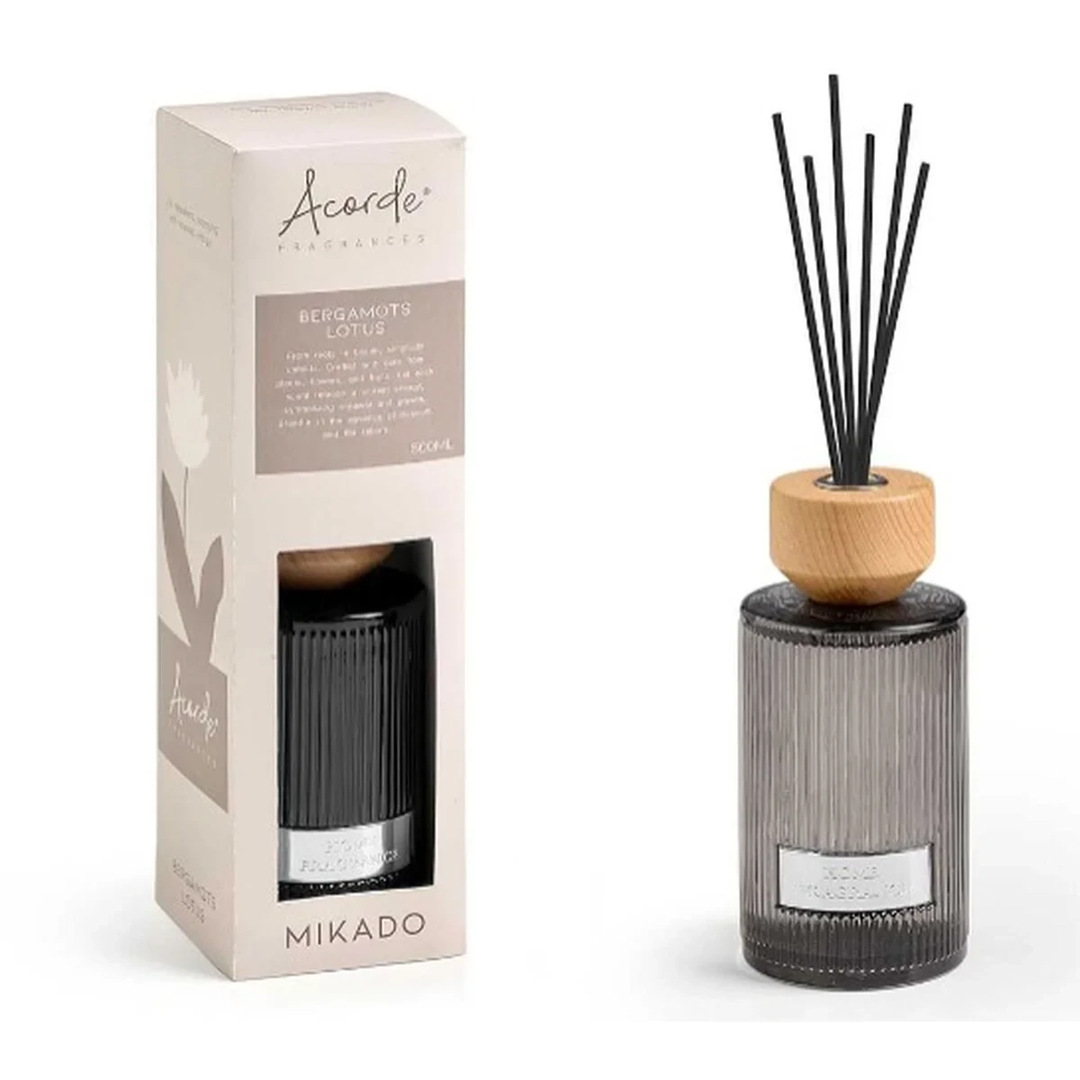 Varitas Perfumadas Acorde BERGAMOTS LOTUS 500 ml (6 Unidades)