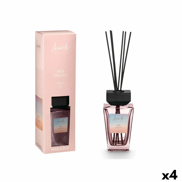 Varitas Perfumadas Acorde RED FRUITS 1 L (4 Unidades)