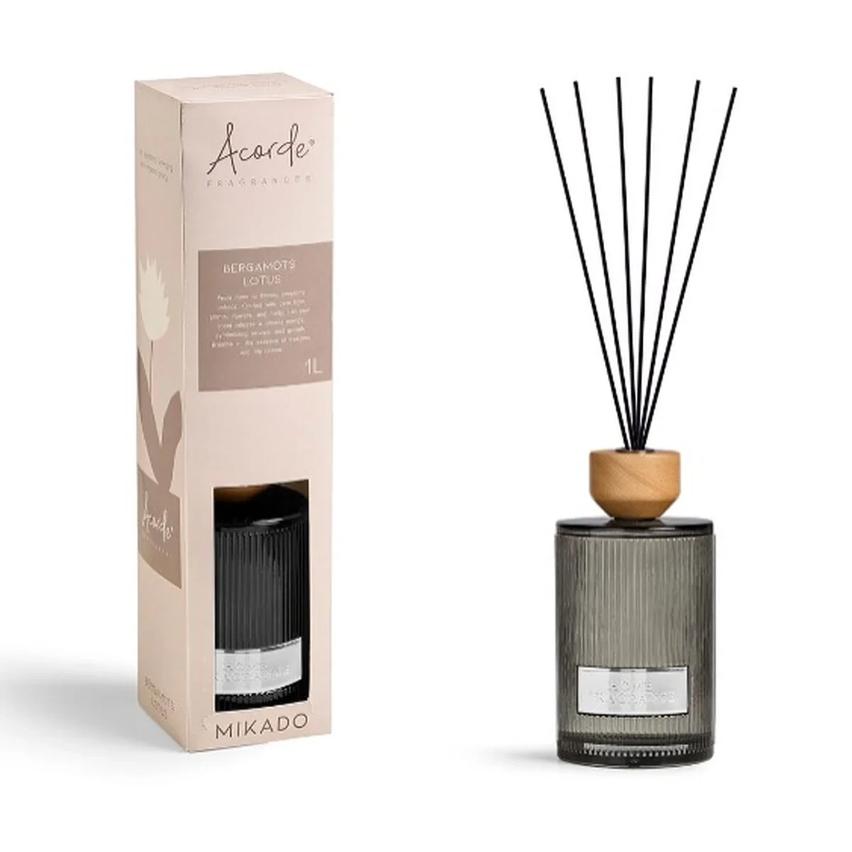 Varitas Perfumadas Acorde BERGAMOTS LOTUS 1 L (4 Unidades)