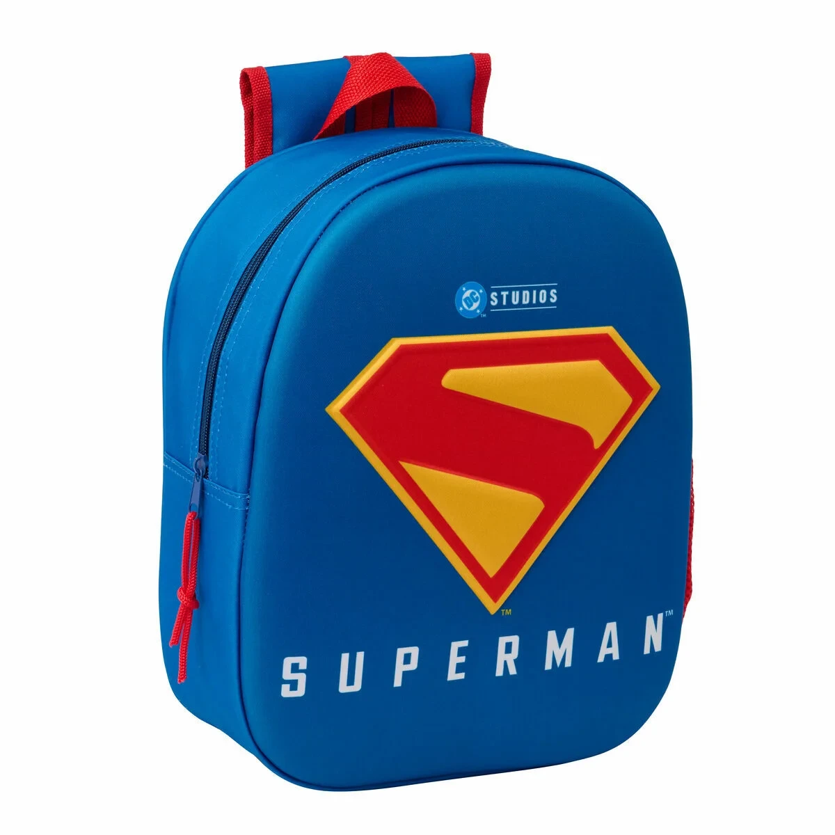 Mochila Escolar Superman Azul