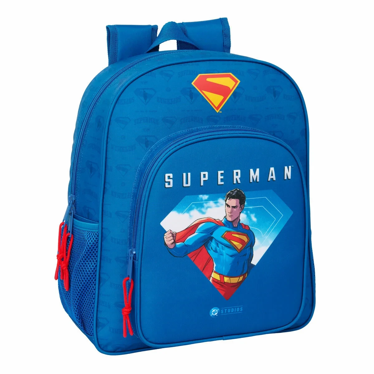 Mochila Escolar Superman Azul 32 x 38 x 12 cm
