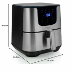 Freidora de Aire Princess 182060 1700 W 5,5 L Plateado