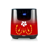 Freidora de Aire Princess 182060 1700 W 5,5 L Plateado