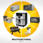 Freidora de Aire Princess 01.182033.01.001 1500 W Negro Plateado 4,5 L