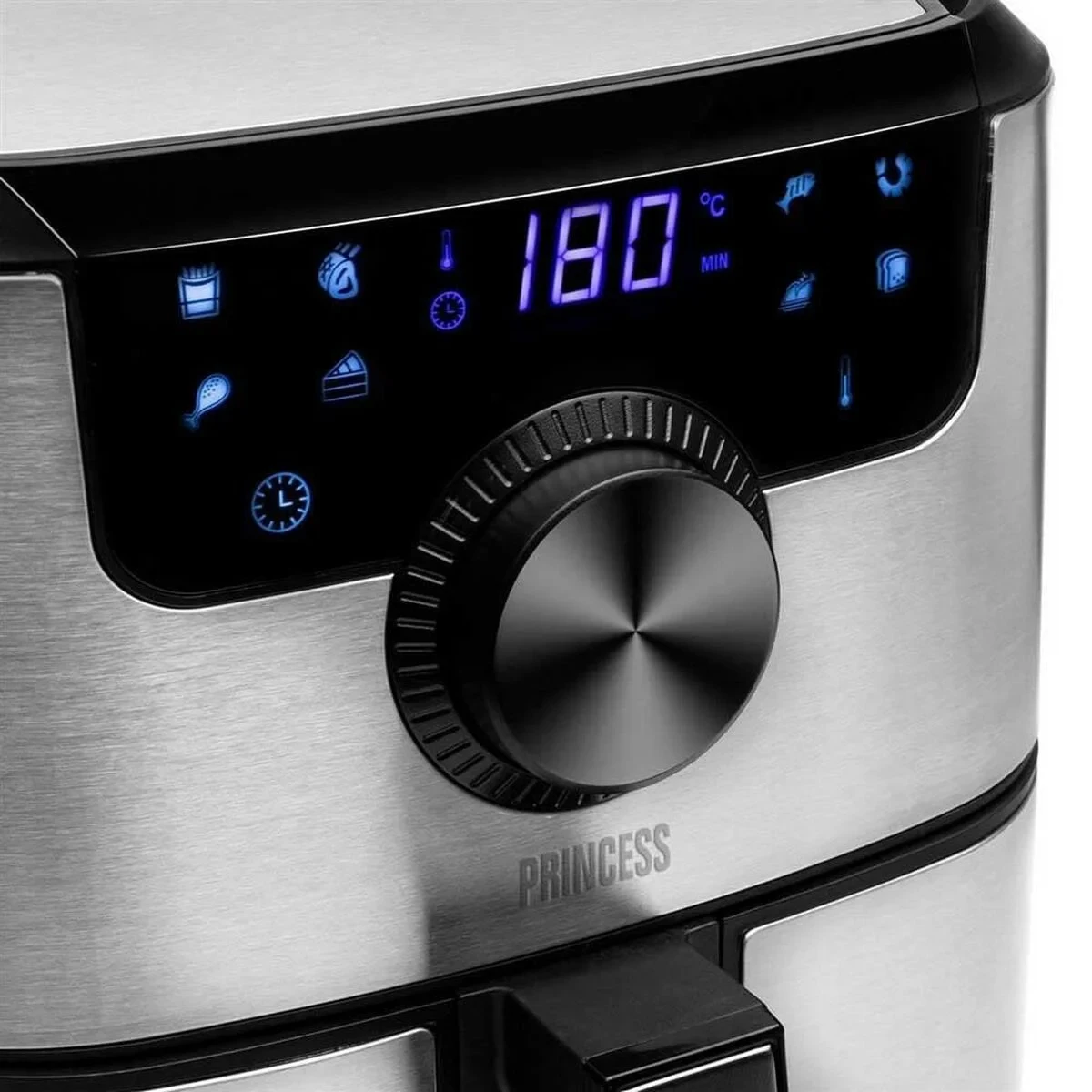 Freidora de Aire Princess 01.182033.01.001 1500 W Negro Plateado 4,5 L