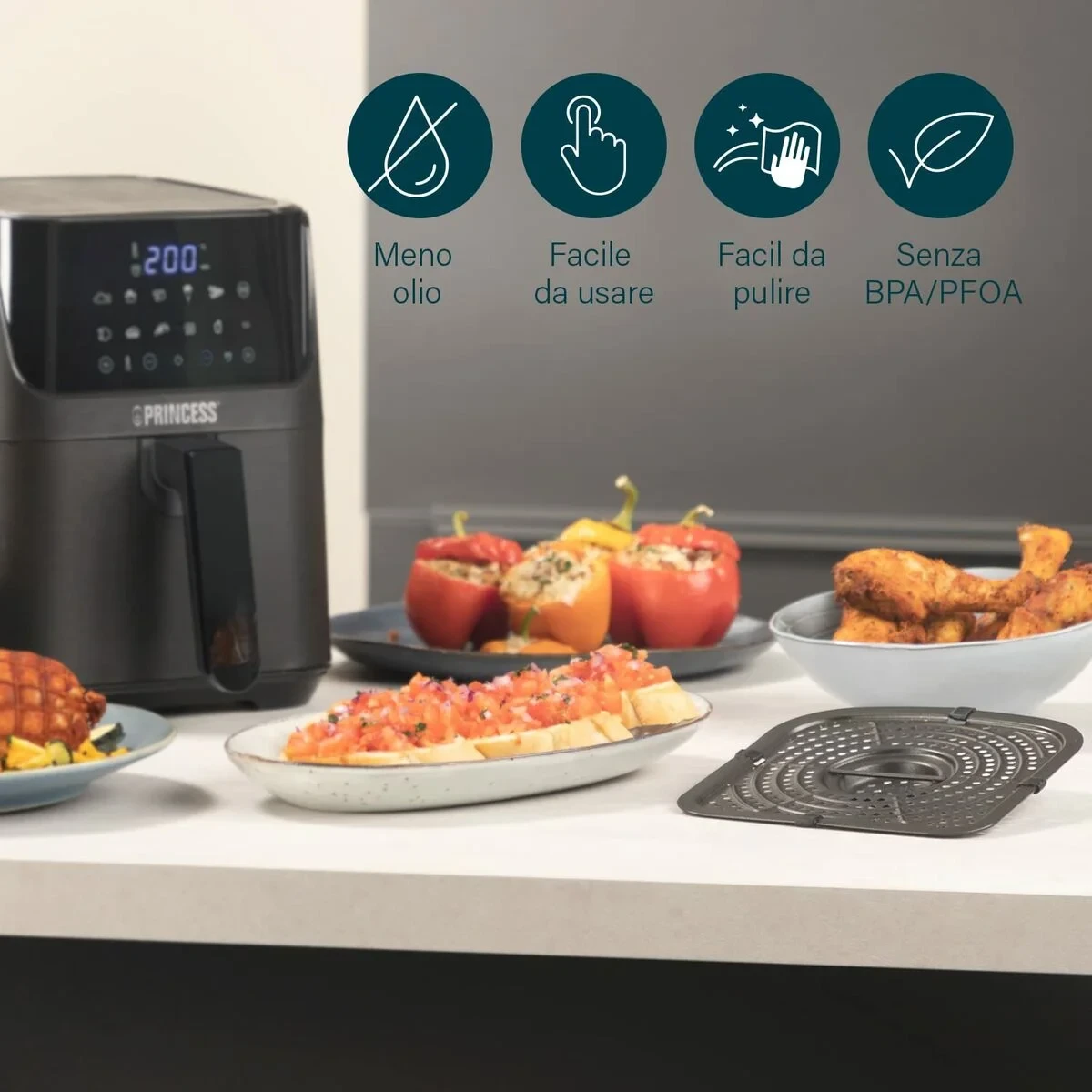 Freidora de Aire Princess 01.182031.01.001 Negro 3,5 L