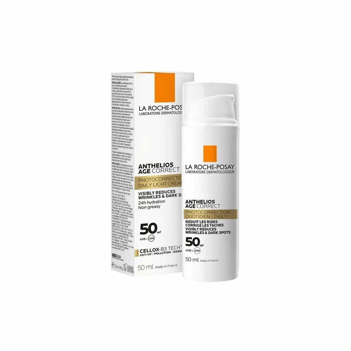 Protector Solar Facial Anthelios Age Correct La Roche Posay Spf 50 50 ml