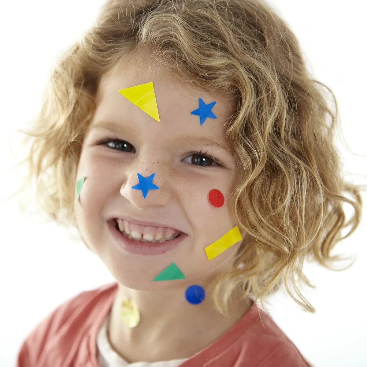 Pegatinas Apli Azul Redondo