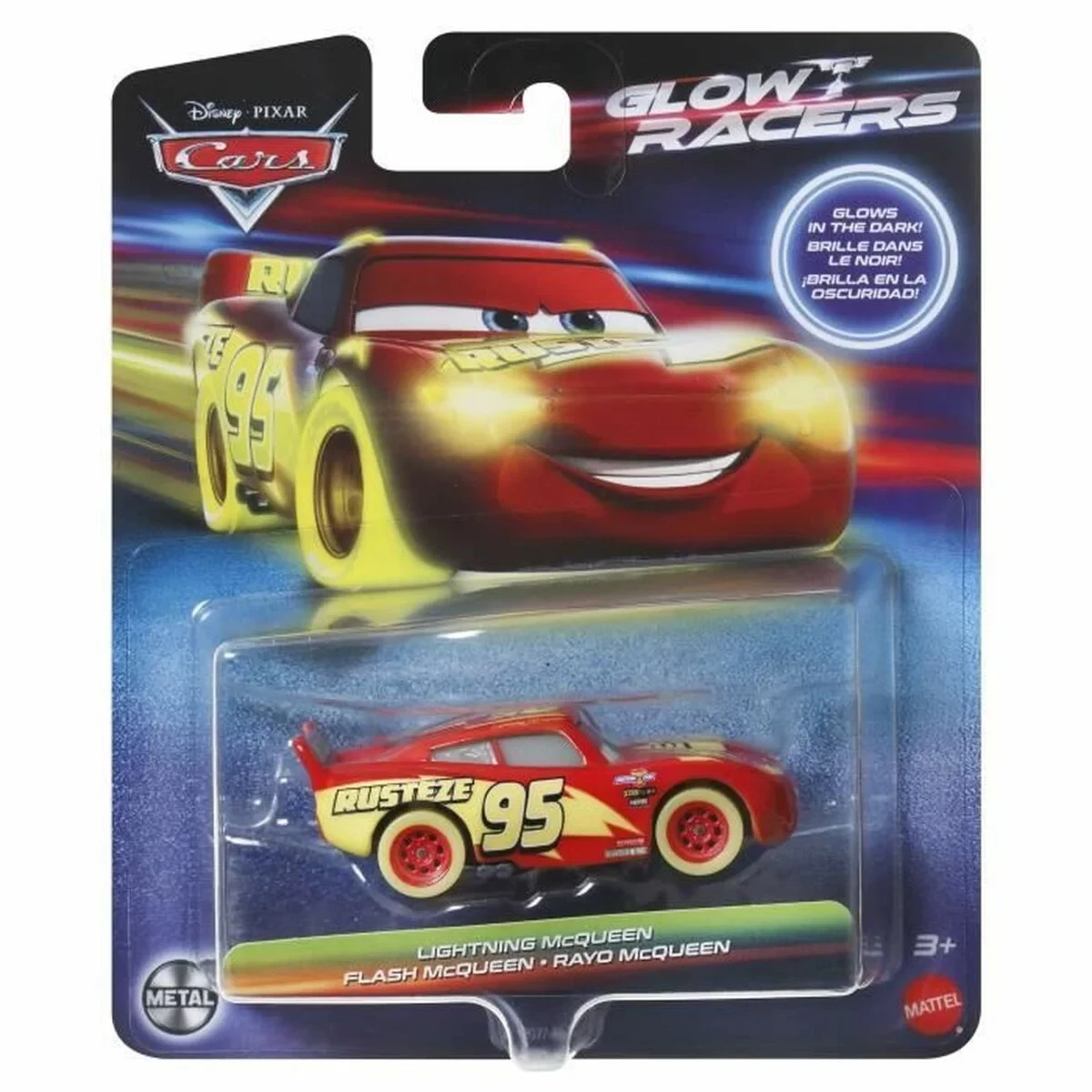 Vehículo Mattel Night Racing