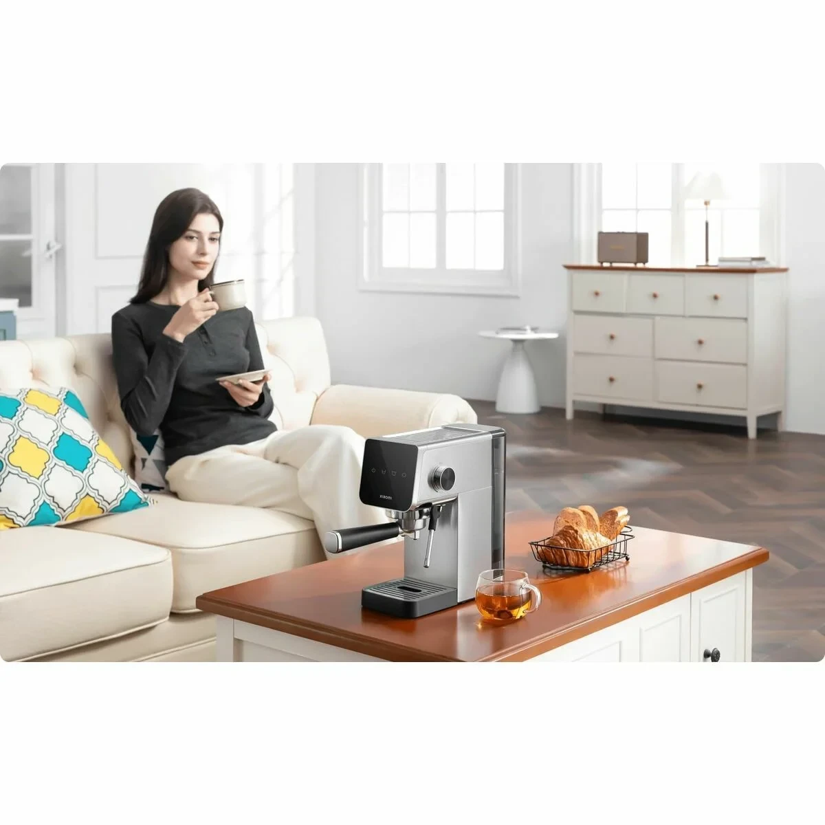 Cafetera Express de Brazo Xiaomi Plateado