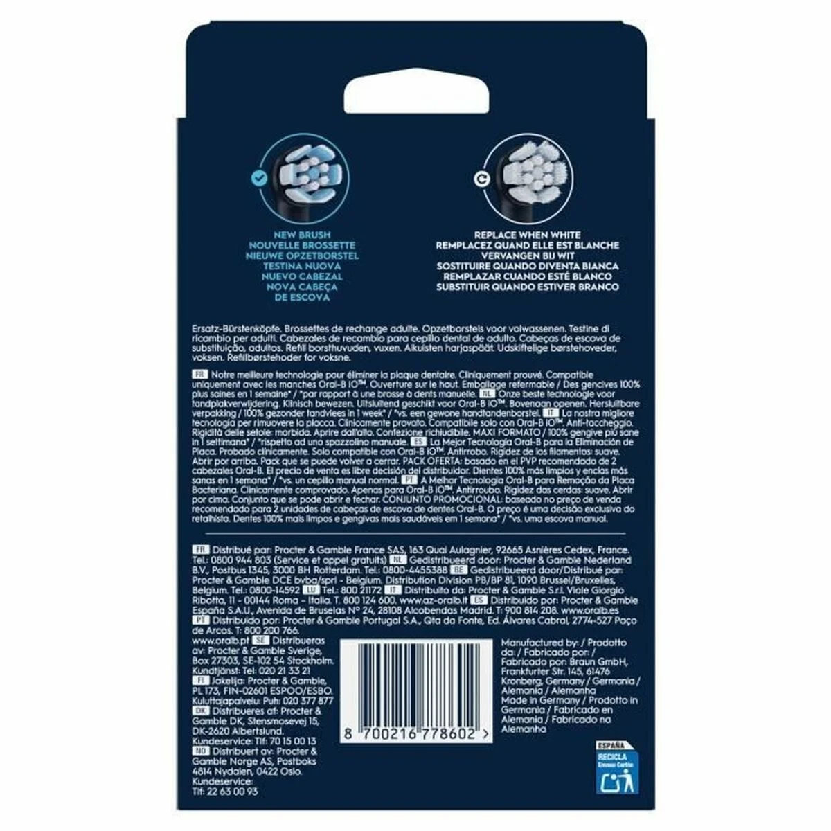Cabezal de Recambio Oral-B