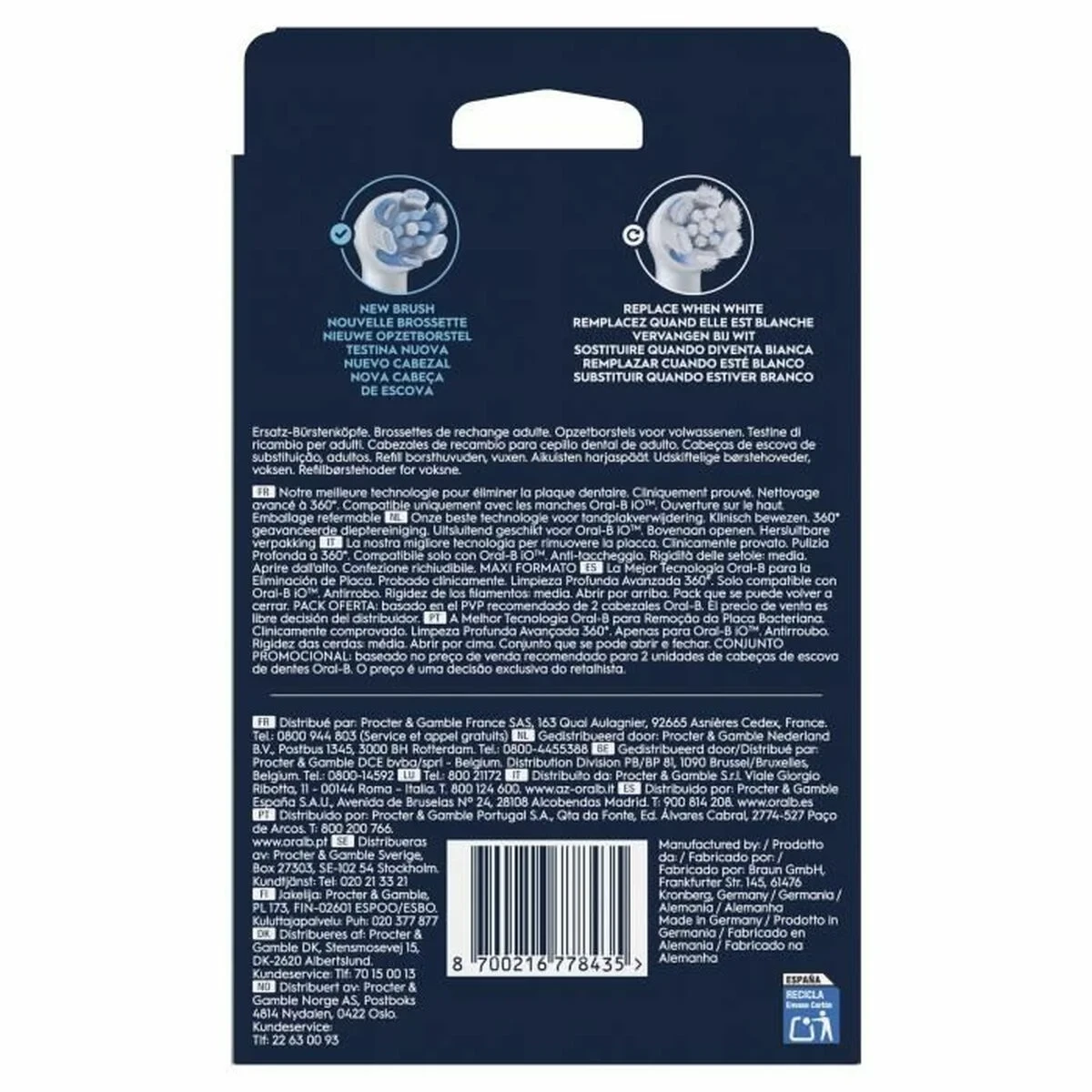 Cabezal de Recambio Oral-B