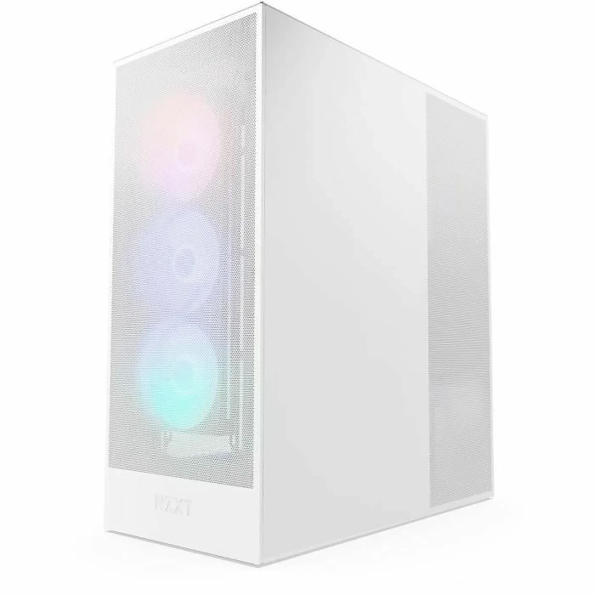 Caja Semitorre ATX NZXT H7 Flow RGB Midi Blanco