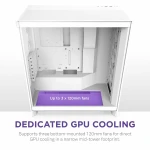 Caja Semitorre ATX NZXT H7 Flow RGB Midi Blanco