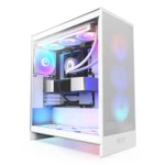 Caja Semitorre ATX NZXT H7 Flow RGB Midi Blanco