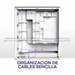 Caja Semitorre ATX NZXT H7 Flow RGB Midi Blanco