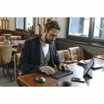 Teclado Cherry KW 9200 MINI Qwerty Español Negro