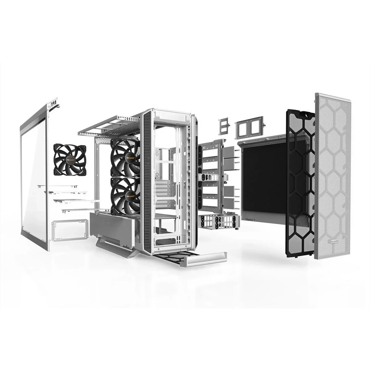 Caja Semitorre ATX Be Quiet! Blanco