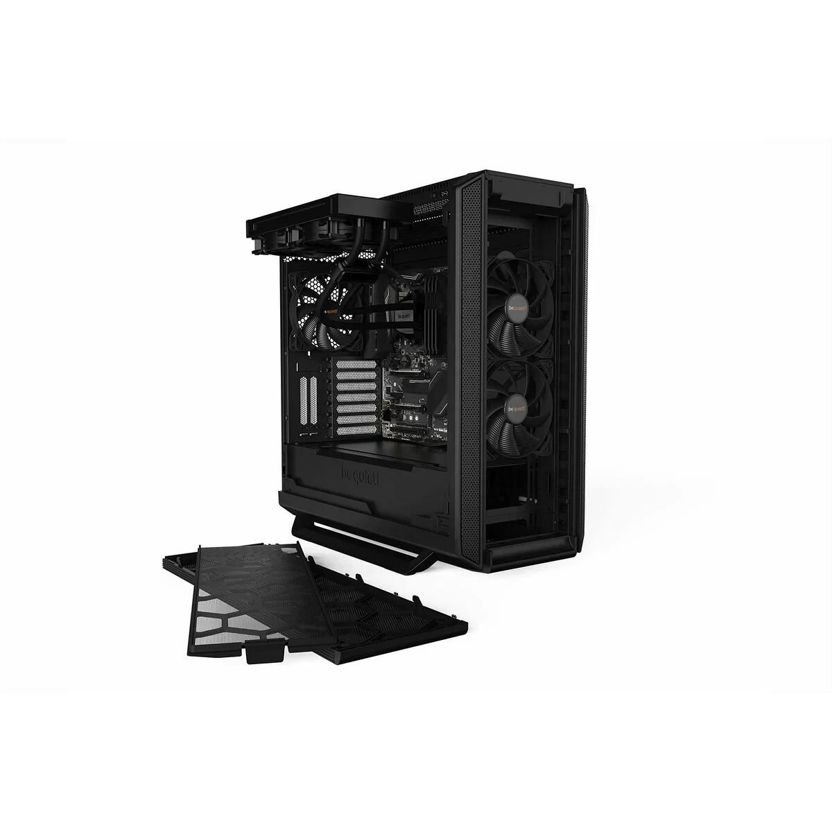 Caja Semitorre ATX Be Quiet! Silent Base 802 Window Black Negro