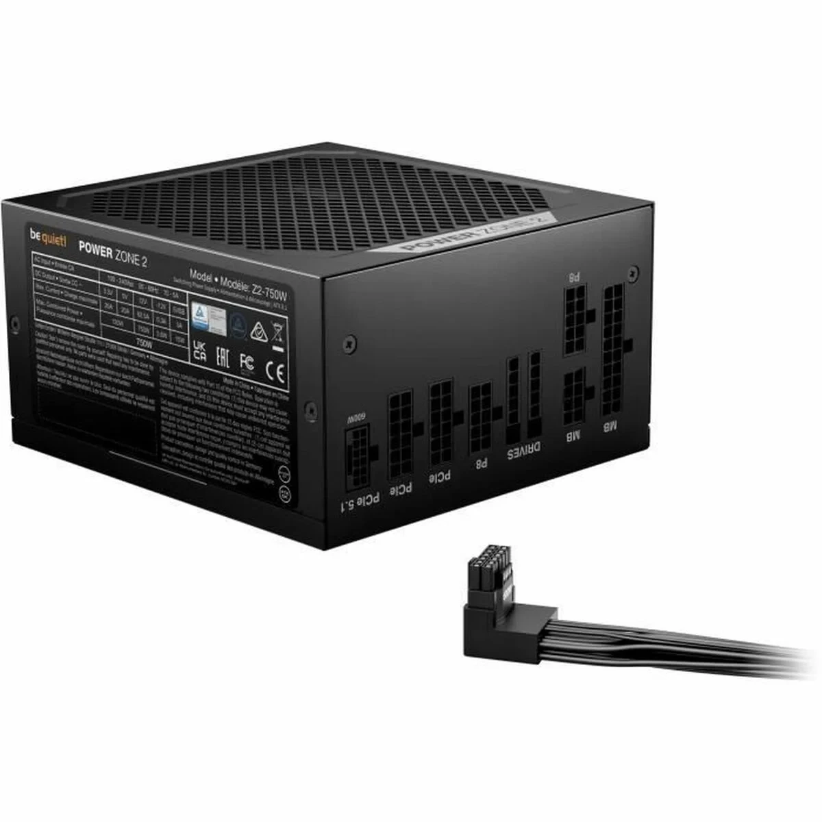 Fuente de Alimentación Be Quiet! BP006EU ATX 750 W 80 PLUS Platinum