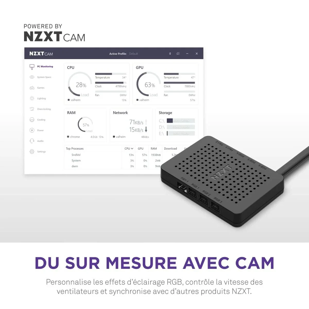 Caja Semitorre ATX NZXT H9 Elite Negro