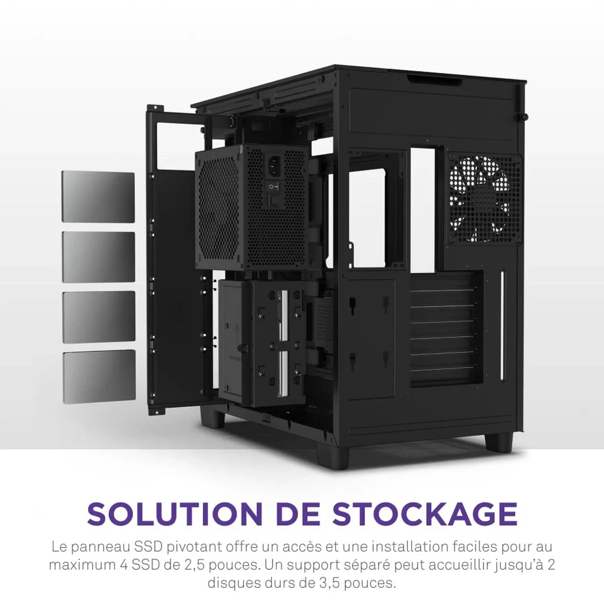 Caja Semitorre ATX NZXT H9 Elite Negro
