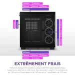 Caja Semitorre ATX NZXT H9 Elite Negro