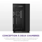 Caja Semitorre ATX NZXT H9 Elite Negro