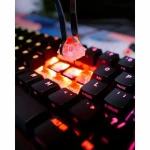 Teclado y Ratón Cherry CXK5V2RGBCPTBLACKRFR