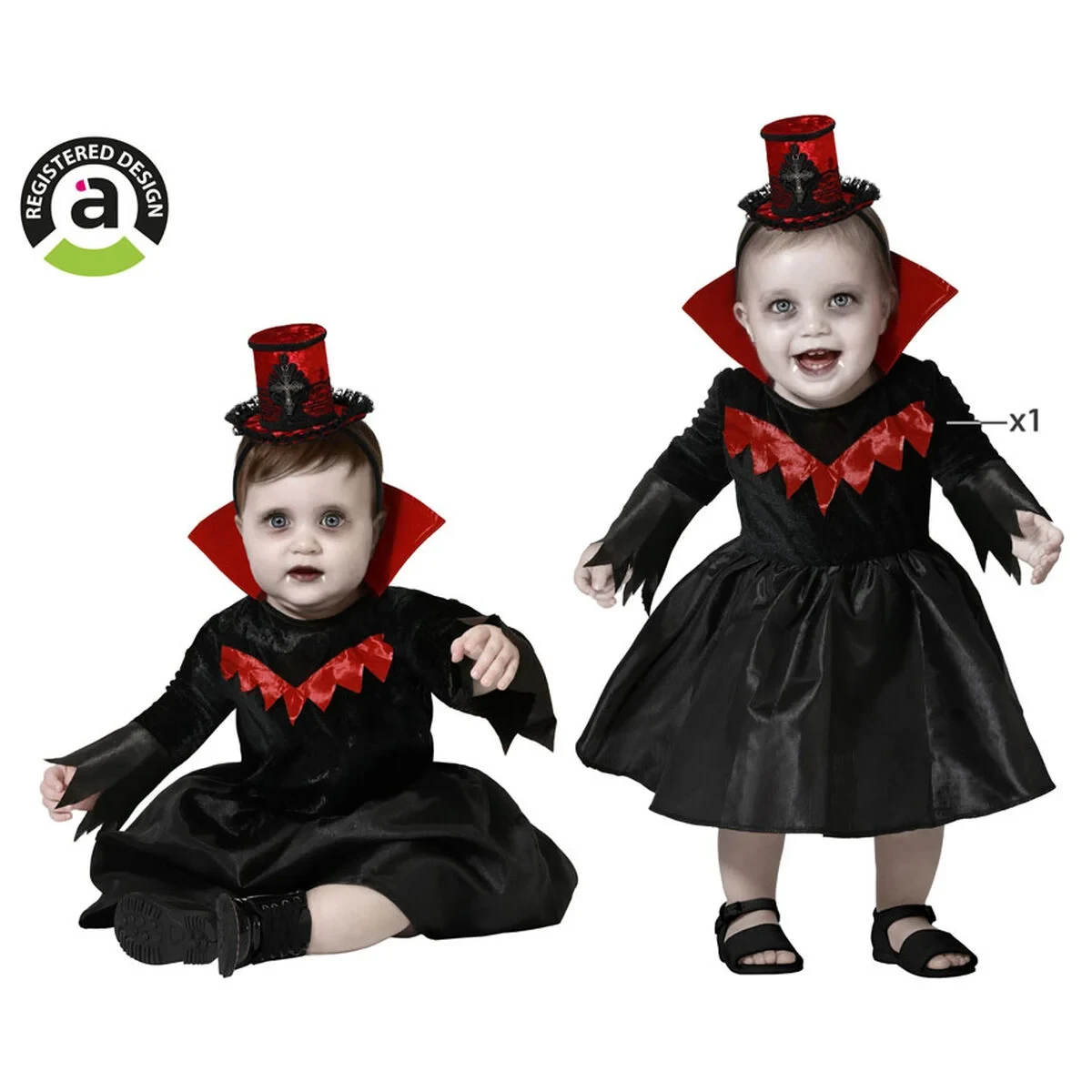 Disfraz para Bebés Vampiresa Halloween