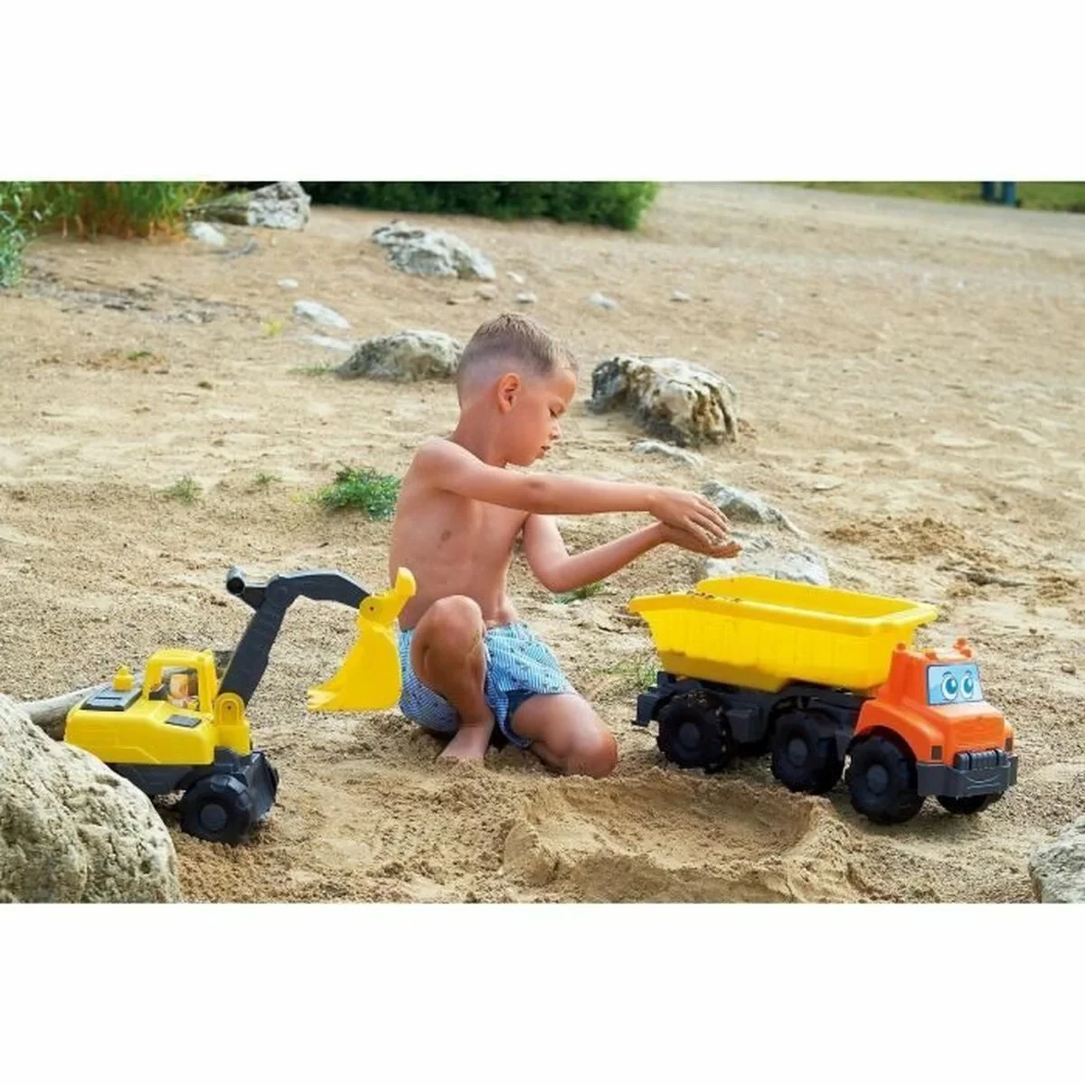 Camión con Grúa Ecoiffier 419 Amarillo