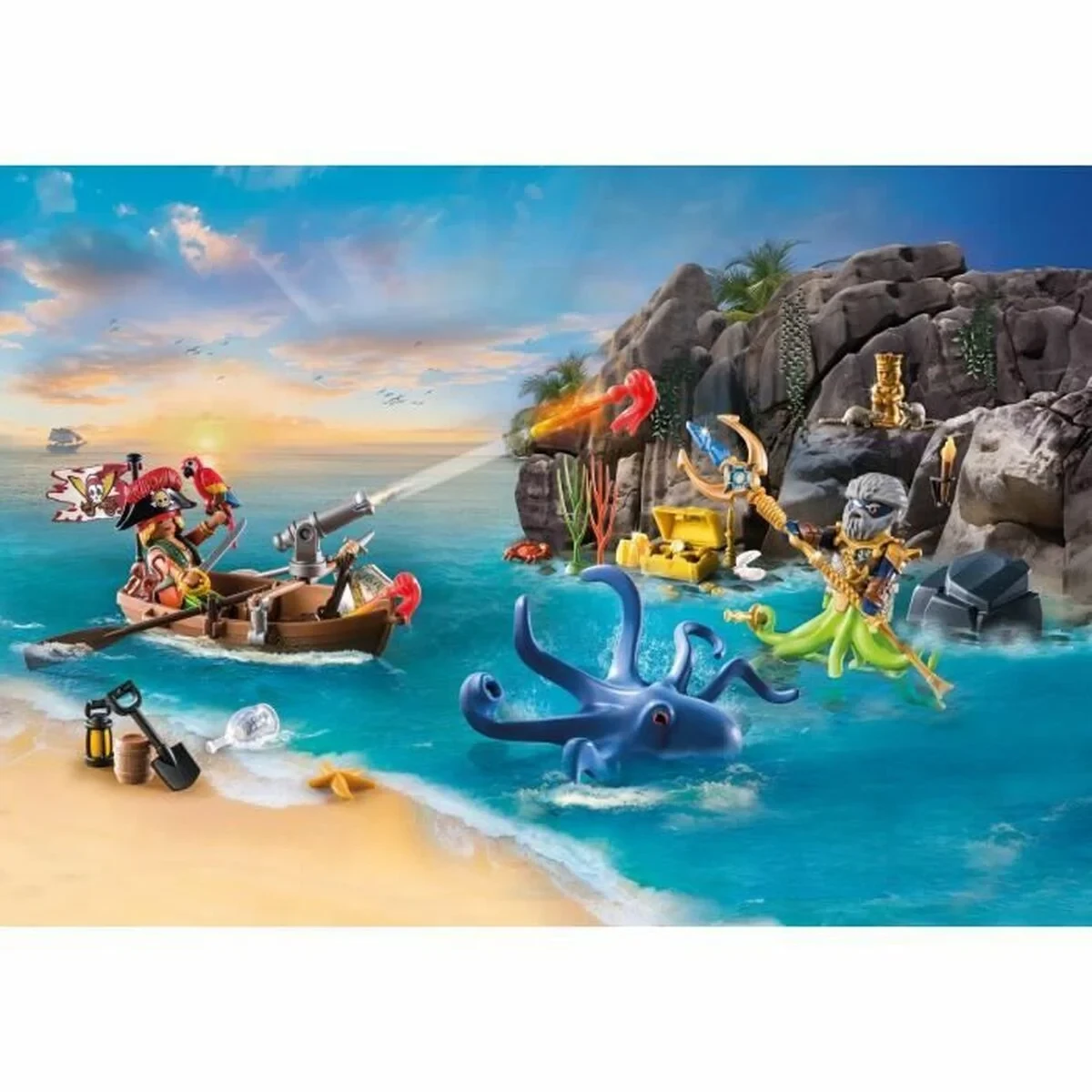Calendario de Adviento Playmobil 71636 Pirate Advent Calendar Plástico