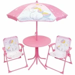 Conjunto de Mesa y Sillas para Niños Fun House Unicorn Rosa