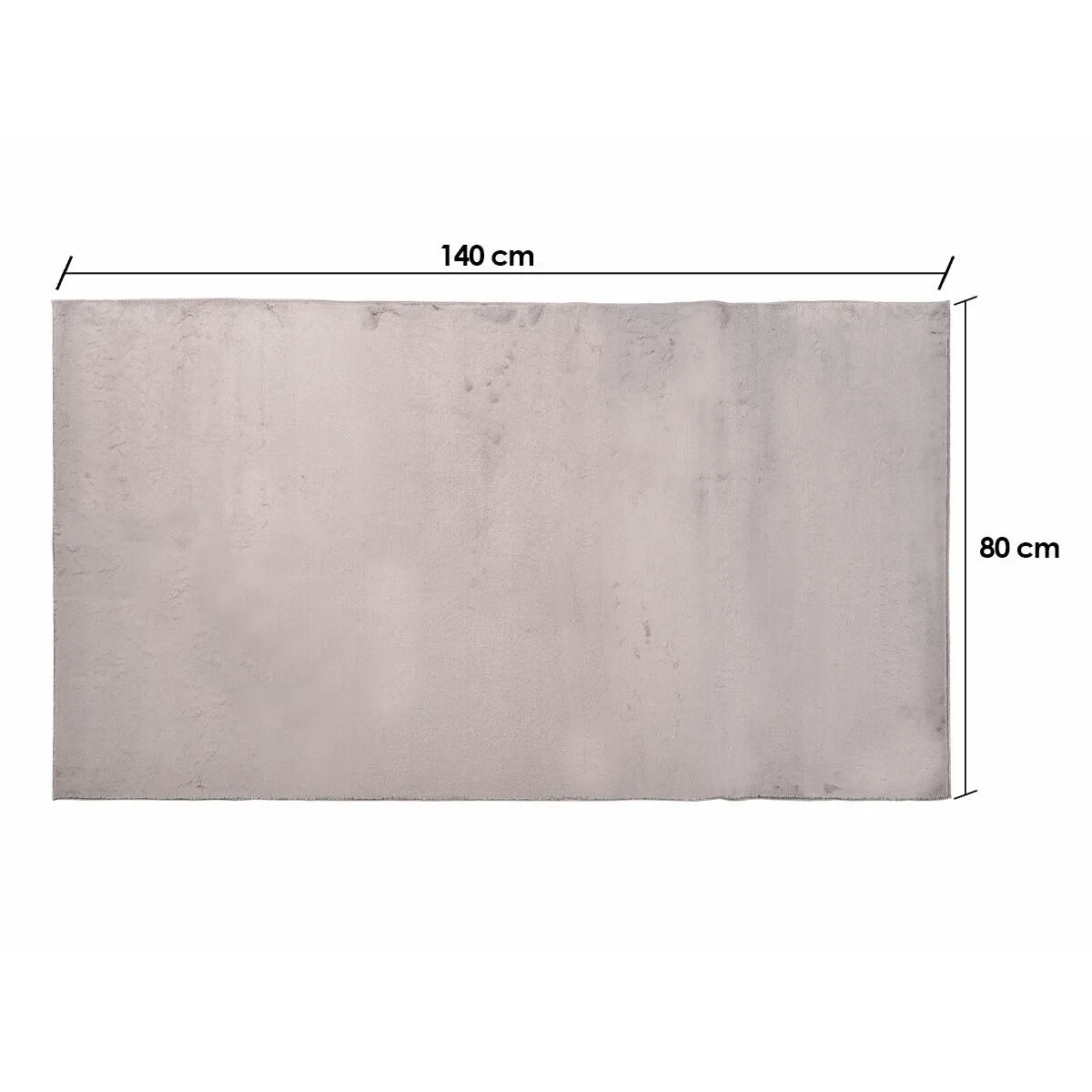 Alfombra Gift Decor Soft Gris 140 x 80 cm (9 Unidades)