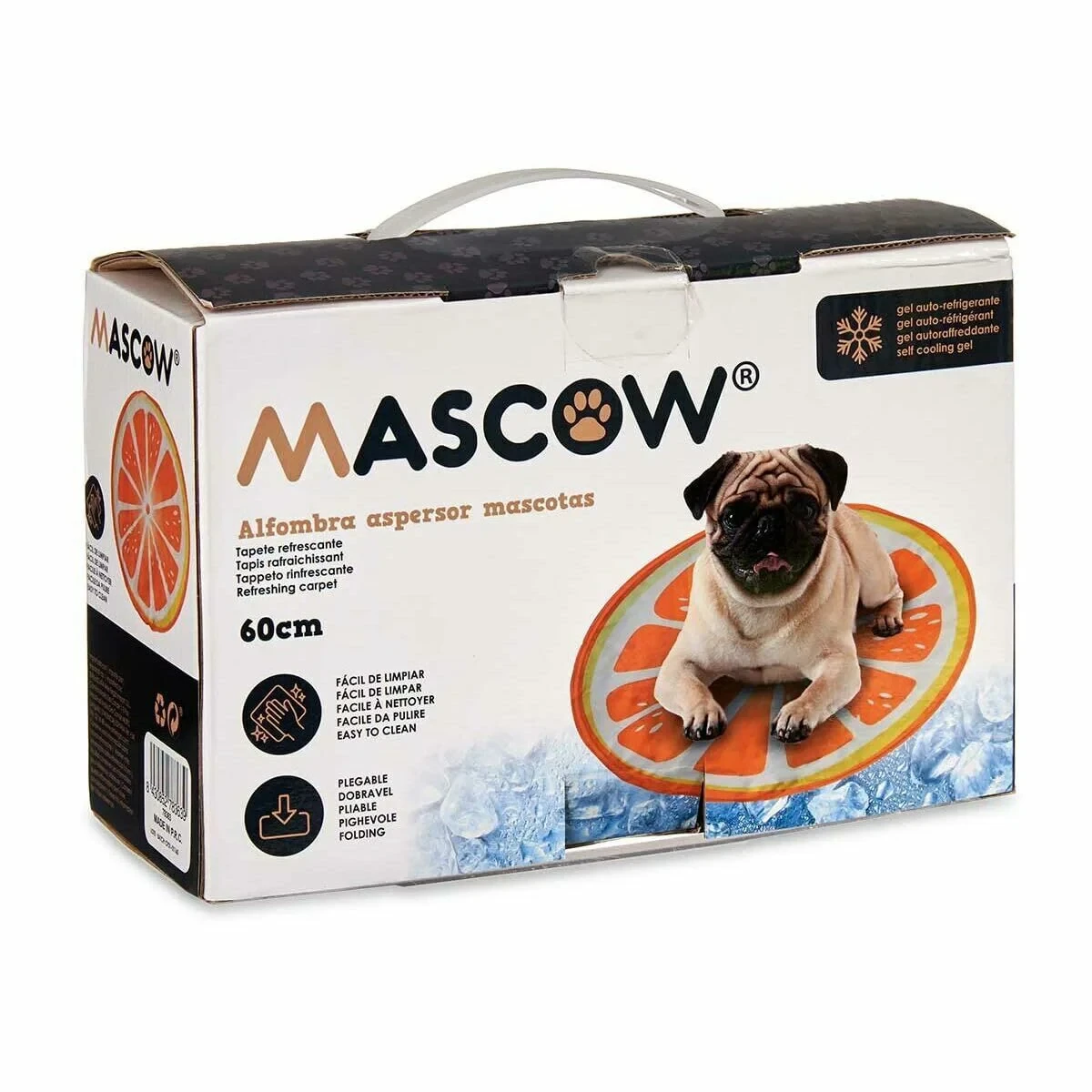 Esterilla Refrigerante para Mascotas Mascow Naranja (Reacondicionado B)