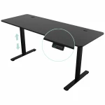 Mesa de Escritorio Mars Gaming MGDERGOPRO160 Negro 160 x 60 cm