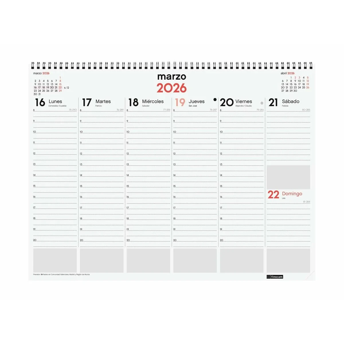 Alfombrilla Finocam Papel 42 x 31 cm