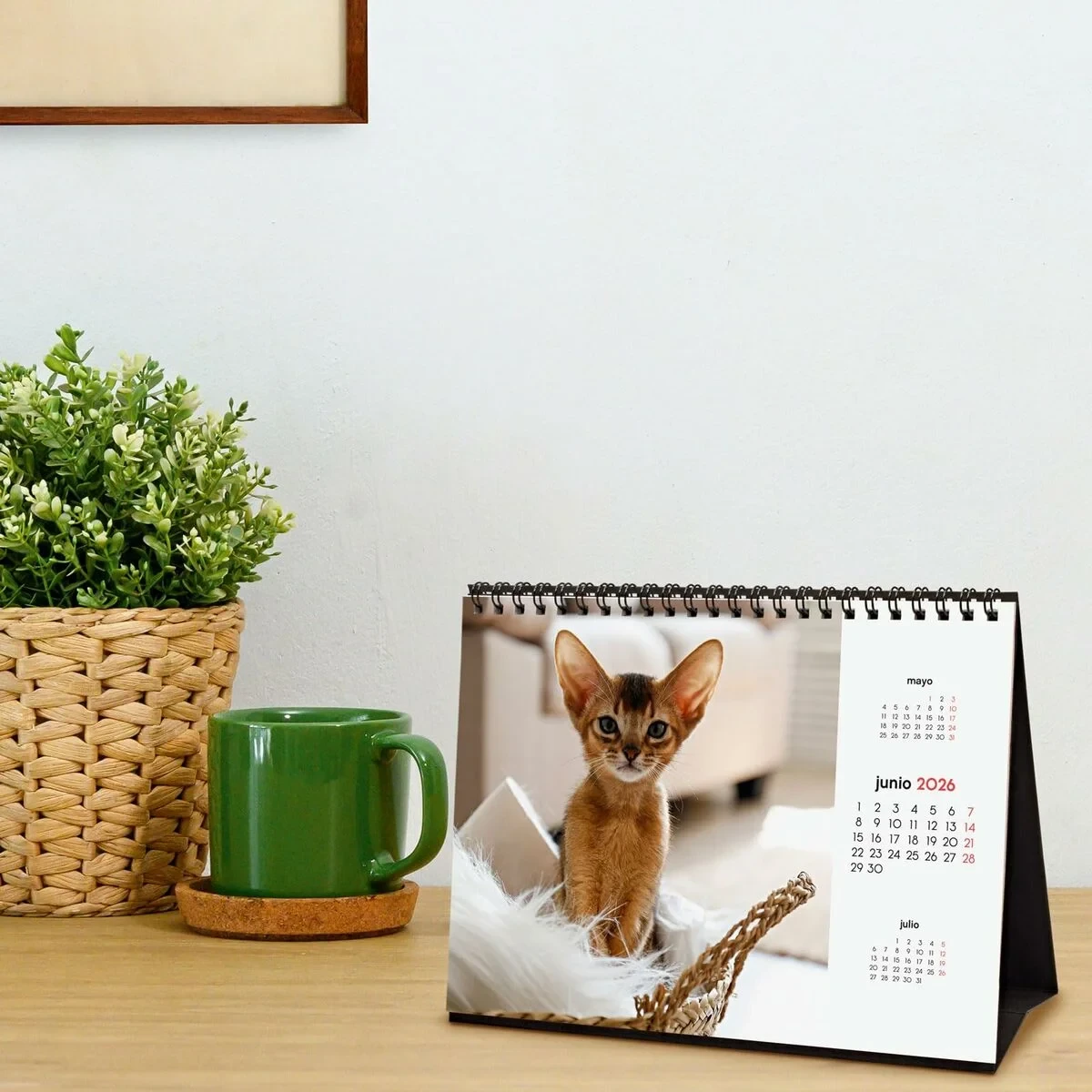 Calendario de Sobremesa Finocam Multicolor Papel 21 x 15 cm