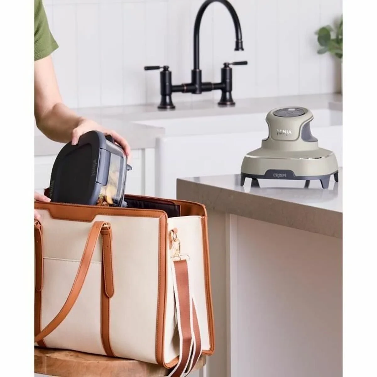 Freidora de Aire NINJA CRISPI Beige 1700 W 3,8 L 1,4 L