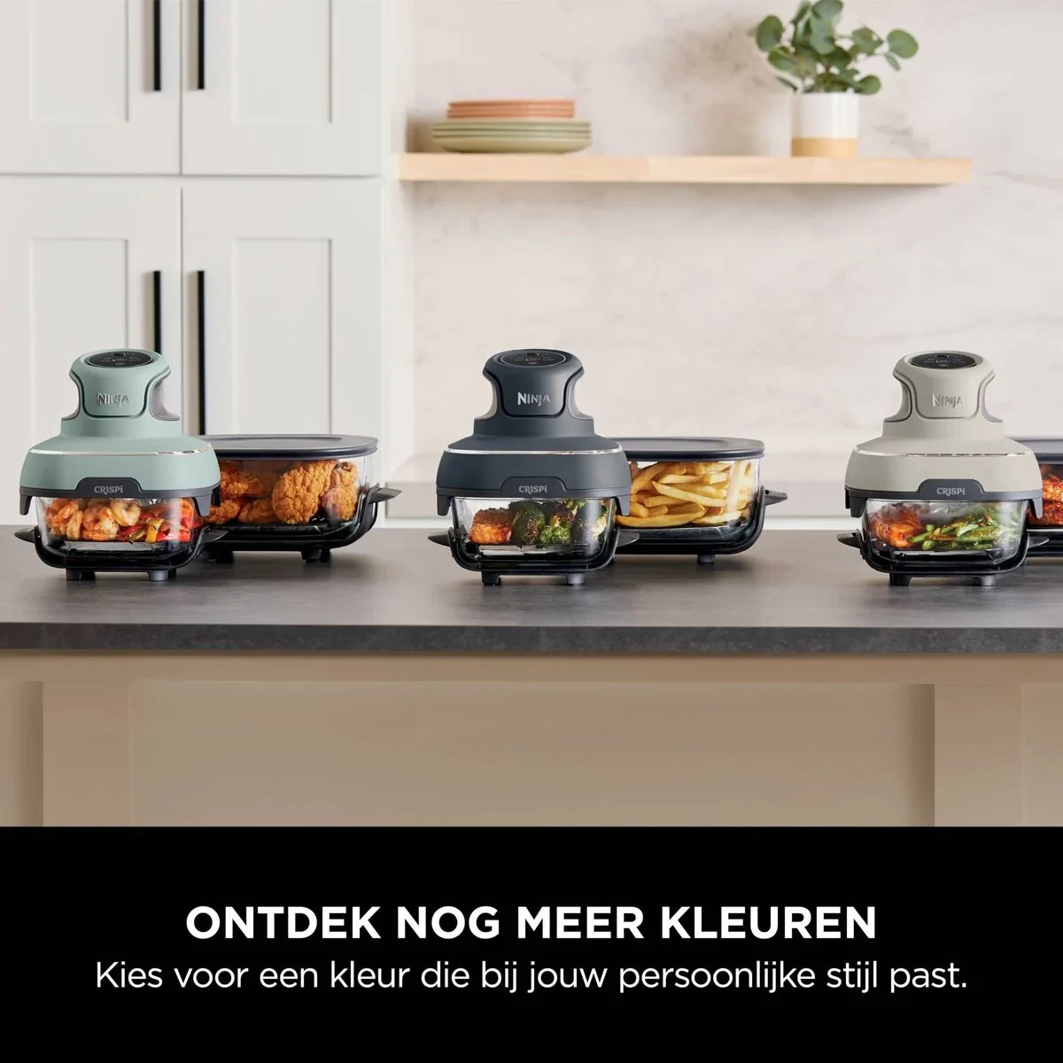 Freidora de Aire NINJA CRISPI Verde 1700 W 3,8 L