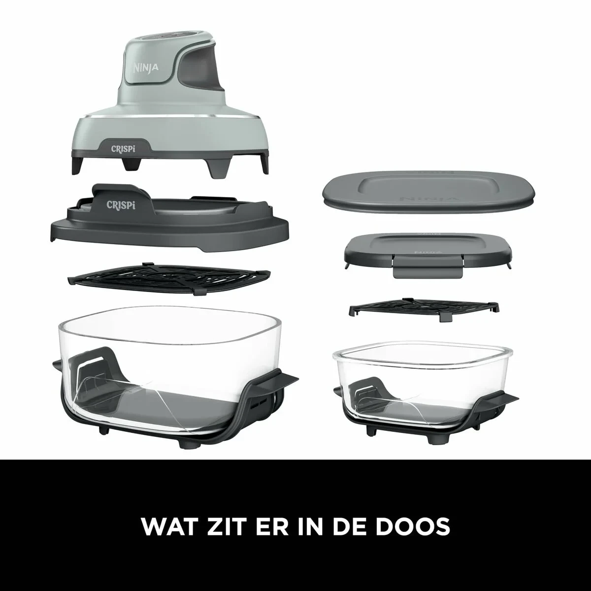 Freidora de Aire NINJA CRISPI Verde 1700 W 3,8 L